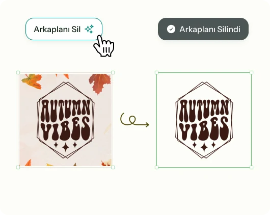 Arka plan kaldırma özelliği görseli