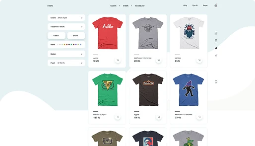 E-ticaret sitesi sipariş ekranı görseli